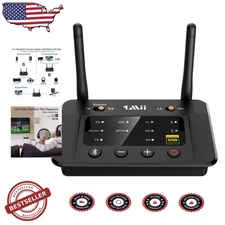 Bluetooth 5.3 Wireless Audio Adapter, HiFi DAC, AptX HD, Long Range, Dual Stream