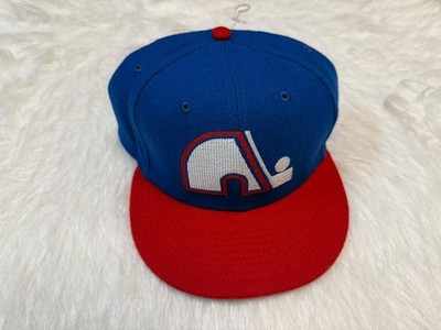 Quebec Nordiques New Era 59Fifty Blue Fitted Hat Multiple Sizes