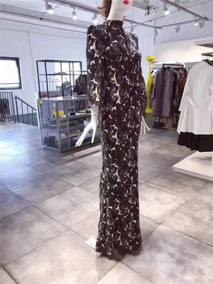 ELISABETTA FRANCHI Floral Printed Maxi Dress IT42 NWOT