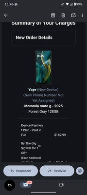 #ad Motorola moto g 2025 Forest Gray 128GB $75.00