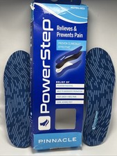 Powerstep Pinnacle Men  s 5-5.5 W 7-7.5 Full Length Orthotic Arch Support Insole