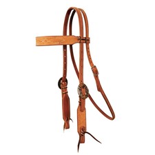 Professional's Choice Gunslinger Roughout Leather Western Headstall - 5/8  Width