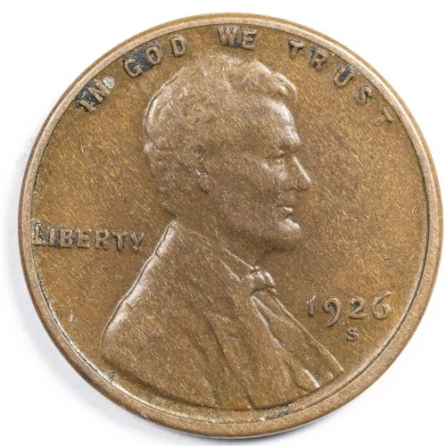 1926-S Wheat Penny Very Fine (VF)