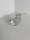 Baccarat Signed Baby Chick Heads Up France Crystal Figurine, Excellent Condition — photo 1