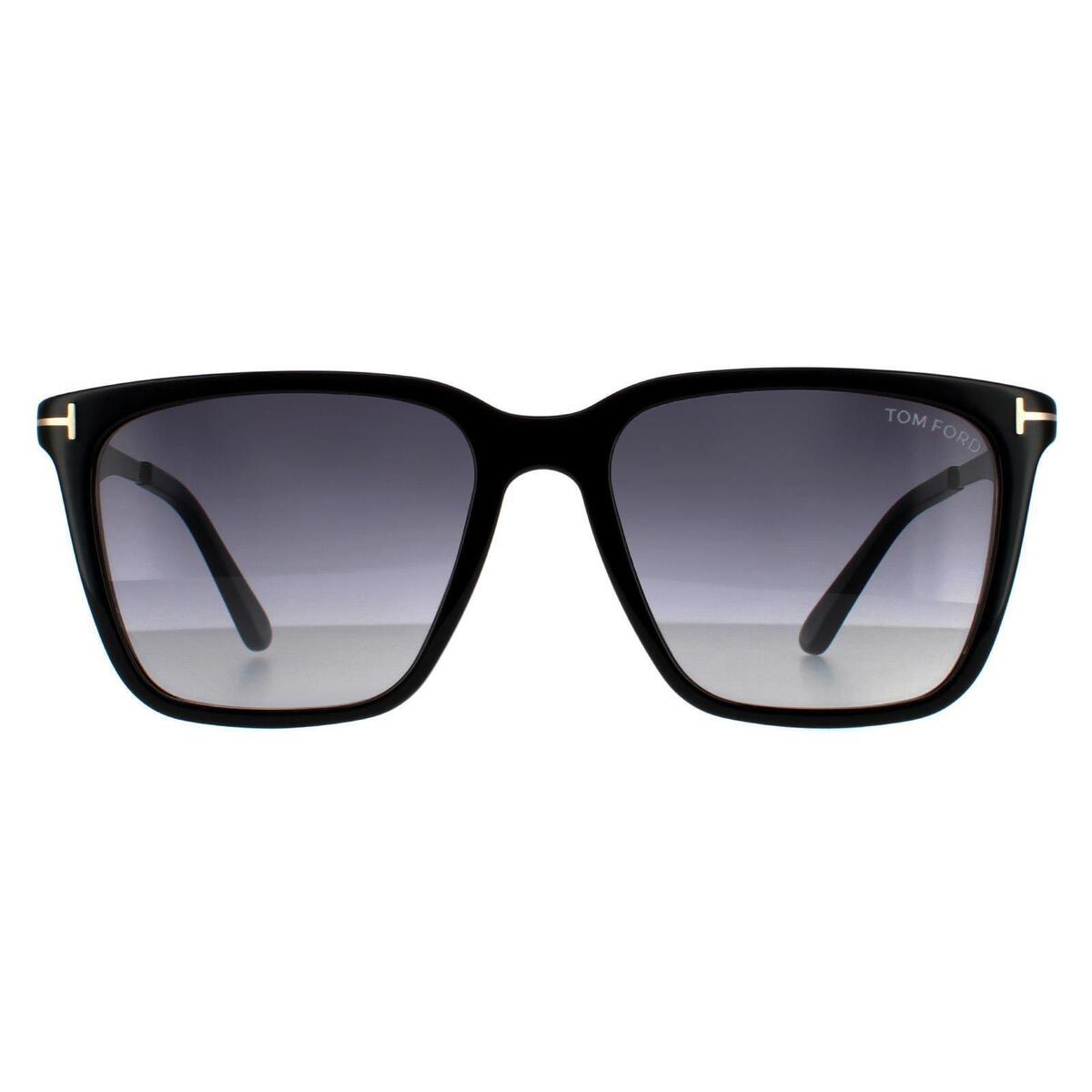 Tom Ford Sunglasses Garrett FT0862 01B Shiny Black Blue Gray Tom Ford Sunglasses Garrett FT0862 01B Shiny Black Blue Gray