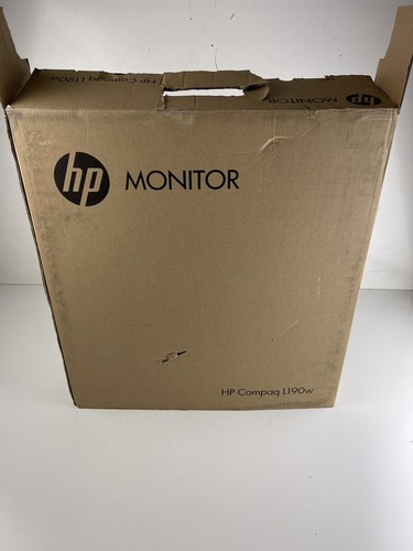 HP Compaq L190w Monitor 19” BRAND NEW OPEN BOX