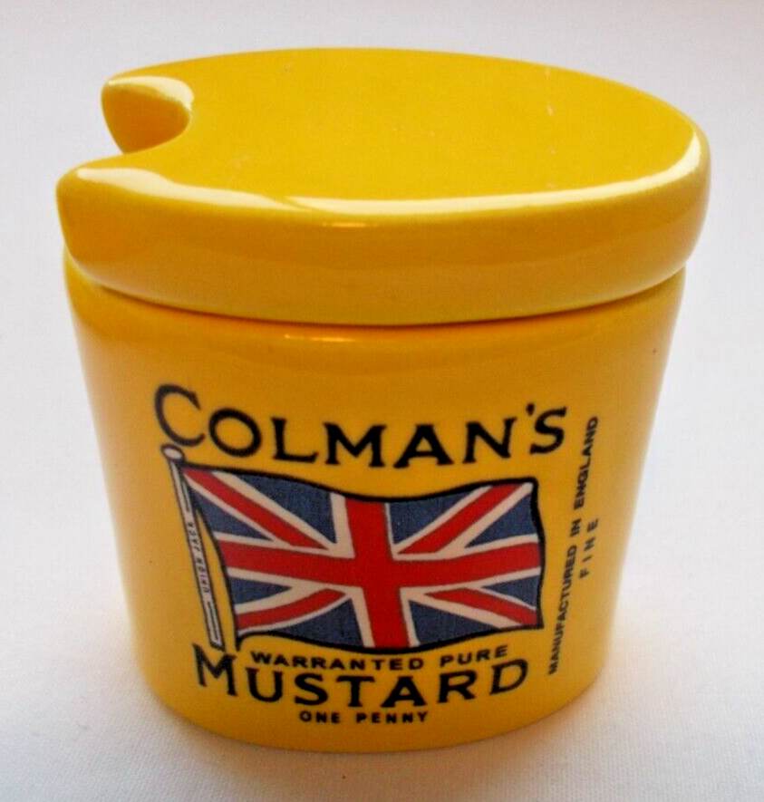New/Unused Colman's Mustard PotOriginal Tissue Paper from Shop/Museum
