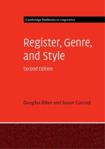 Douglas Biber Susan Conrad Register, Genre, and Style (Tascabile)