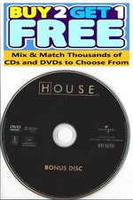 House M.D. Hugh Laurie (DVD) Season 6 Bonus Disc Replacement Disc U.S. Issue!