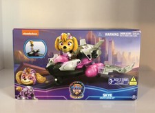 2023 Paw Patrol Skye Pup Action Figure Mighty Movie Jet Lights  Sounds Airplane