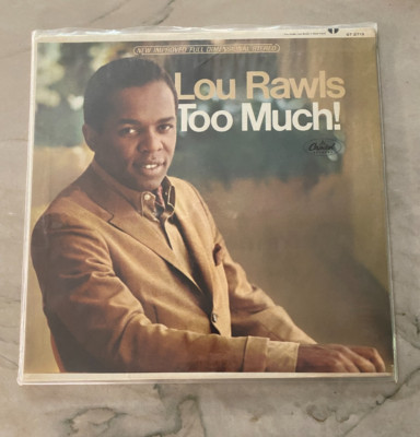 Lou Rawls Too Much LP Vinyl Capitol Records ST-2713