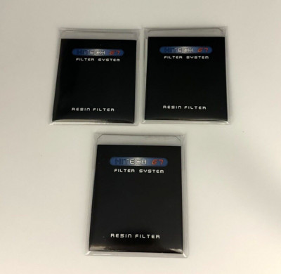Formatt Hitech 67x80mm Grad Kit 3 Blue 1 2 3 SE Filter Grad Blau x3 ,,#