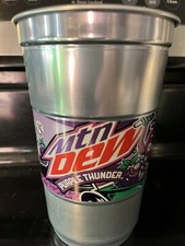 2022 Mountain Dew Purple Thunder Aluminum Metal Exclusive Collectible Cup