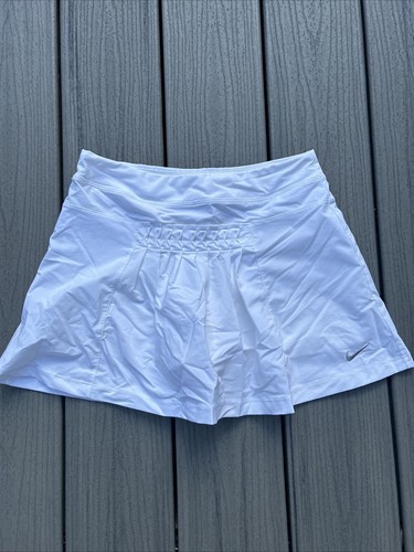 Nike Girl’s/Youth Sz L DriFit Performance Tennis Skort/Skirt ~White~ - Picture 1 of 5