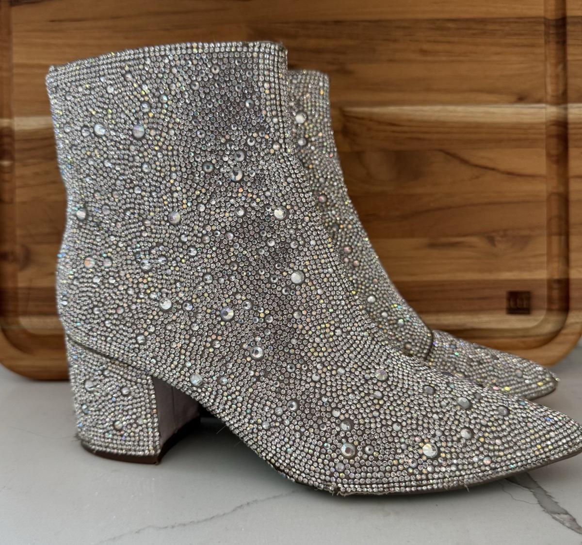 Booties Betsey Johnson Rhinestone Shoes Ankle Boots Betsey Johnson