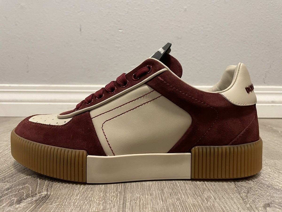 スニーカー DOLCE & GABBANA LACE AND SUEDE SNEAKERS Dolce & Gabbana Miami Sneakers Calfskin Nappa Leather Suede