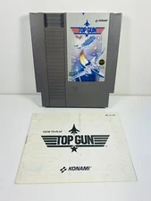 TOP GUN -- NES Nintendo Original Classic Game INSTRUCTIONS MANUAL BOOKLET