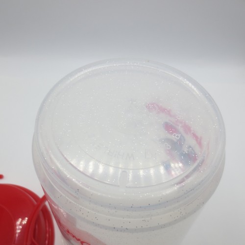 Whirly Walt Disney World Mickey Mouse Plastic Cup Bucket Clear Red Top 9" Tall - Picture 8 of 8