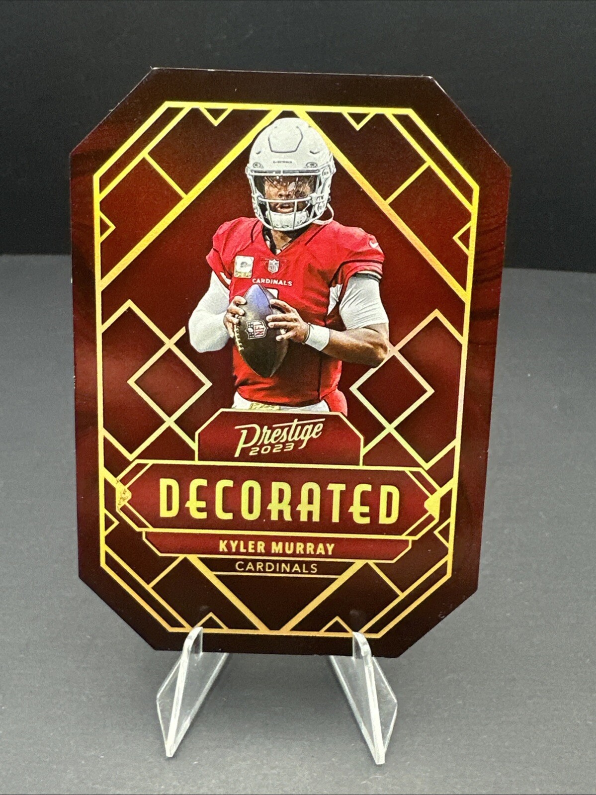 2023 Panini Prestige Decorated Kyler Murray Die-Cut #D-1 SP Arizona Cardinals