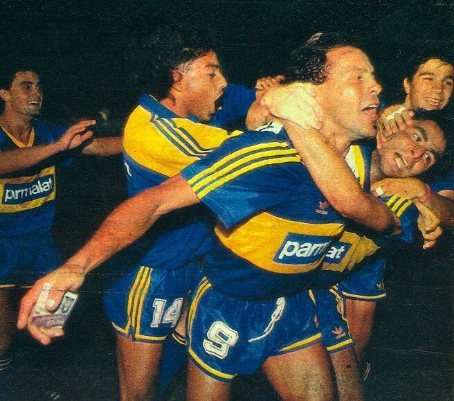BOCA JUNIORS 1992-1993 Parmalat camiseta shirt trikot maillot