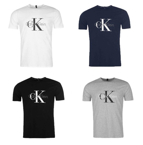 klein jeans origins short sleeved crew neck t-shirt ck logo tee