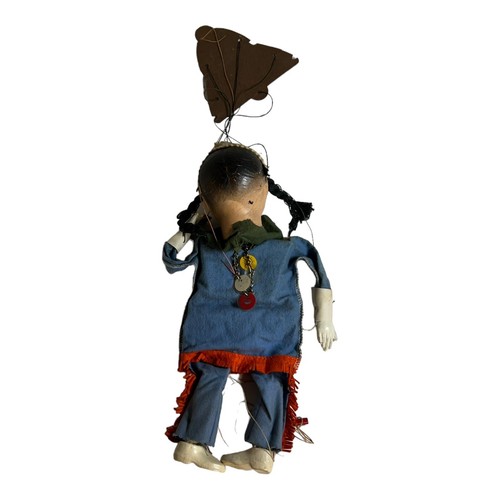 Vintage Marionette String Puppet Howdy Doody 1950s Princess Summerfall Original - Picture 9 of 14