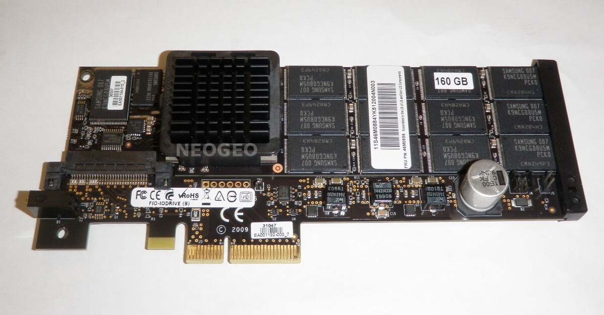 IBM 160GB High IOPS SD Class SSD PCIe Adapter Fusion i-o 46M0886-46M0884 IBM 160GB High IOPS SD Class SSD PCIe Adapter Fusion i-o 46M0886-46M0884