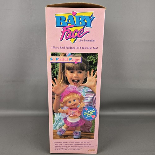 Baby Face Galoob So Playful Penny Baby Face Doll Blue Eyes Blonde Hair Read Desc - Picture 8 of 15