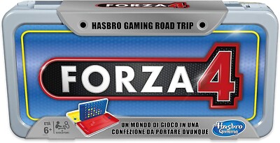 Forza 4 Reisespiele in wiederverschließbarer Tasche Gesellschaftsspiele Roadtrip