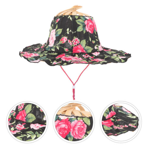 Faltbarer Strandhut Damen Hüte Sport Stirnband Sommer Terassendeko - Bild 1 von 16