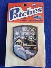 New Hampshire Snow Vintage Travel Souvenir Patch - Brand New - Free Shipping!