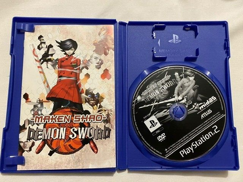 MAKEN SHAO DEMON SWORD Sony Playstation 2 PS2 PAL UK English CIB - Picture 2 of 2