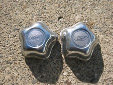 Genuine 1995 to 2001 Ford Explorer alloy wheel center caps hubcaps YL24-1A096-EB