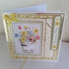 Handmade birthday card for mum wife daughter sister friend cousin aunty partner