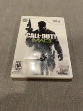 Call Of Duty Modern Warfare 3 Nintendo Wii 2011 M - Mature 17+ Case Manual