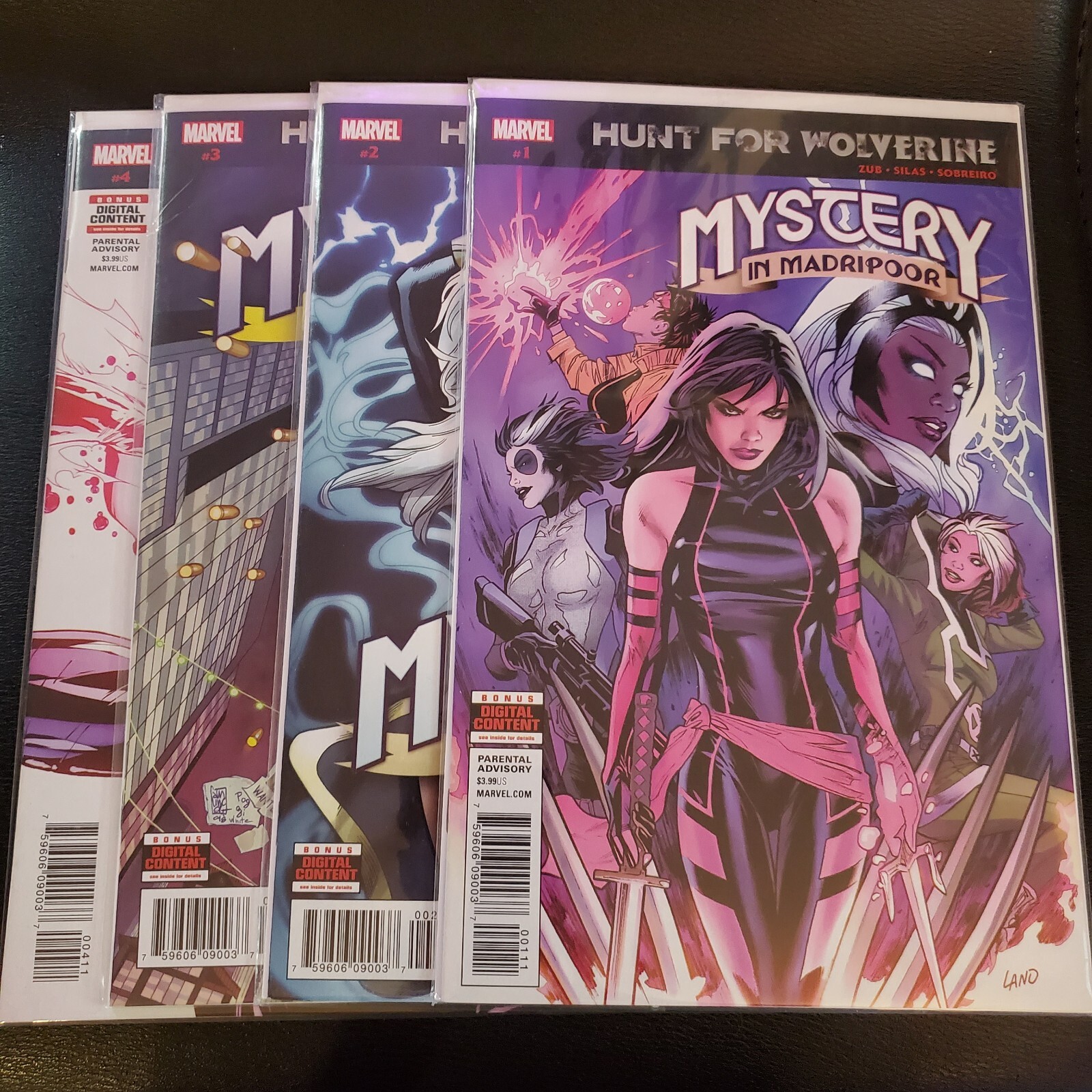 Marvel Hunt For Wolverine: Mystery In Madripoor 1-4 Complete Comic Lot Run Set