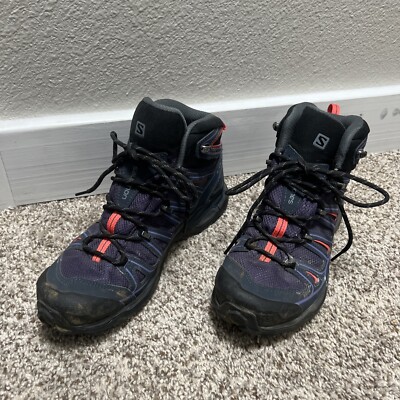 Salomon Women s Hiking Boots X-ultra Contagrip Size 9.5 GoreTex