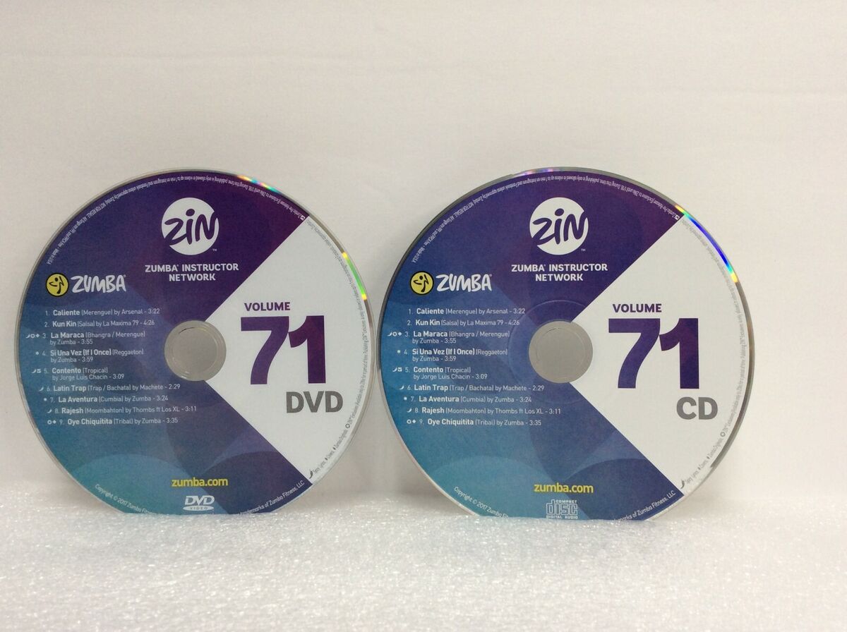 ZUMBA ZIN Fitness DVD & CD Video & Music Motivational Discs ~ You Choose  Volume