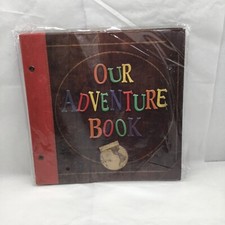 "Our Adventure Book" Scrapbook Includes Front Back Covers Some Pages NEW