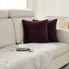 MERNETTE Decorations Velvet Soft Decorative Square Throw Pillow Cover Cushion