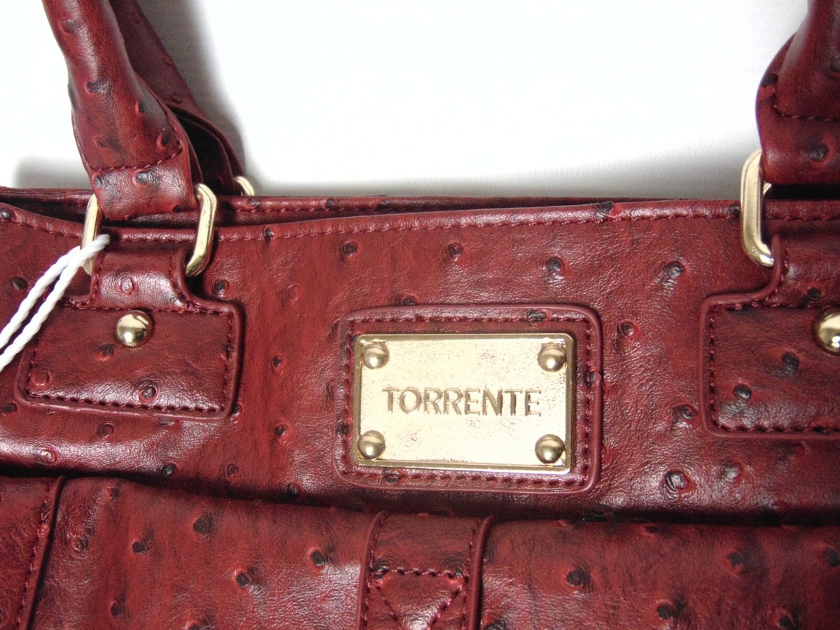 Ladies Luxurious Twin Handle Leather Handbag By Torrente Paris