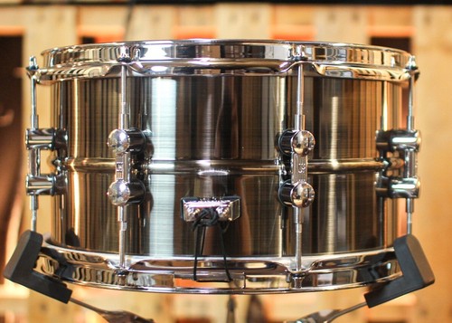 Sonor 13x7 Kompressor Black Nickel over Brass Snare Drum - Picture 3 of 6