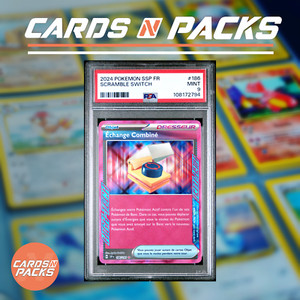 Carte Pokemon Echange Combiné 186/191 EV8 PSA 9 MINT