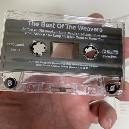 THE BEST OF THE WEAVERS VINTAGE RARE CASSETTE TAPE 1994 - Picture 7 of 8