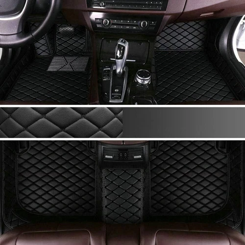 Alfombrillas coche cuero impermeables de lujo para Peugeot 5008, 508 forro automático - Imagen 19 de 44