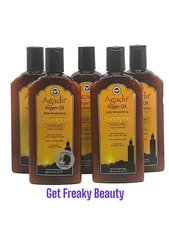 5 PACK. 12.4 oz. Agadir Argan Oil Daily Moisturizing Shampoo. 366ml. NEW. 
