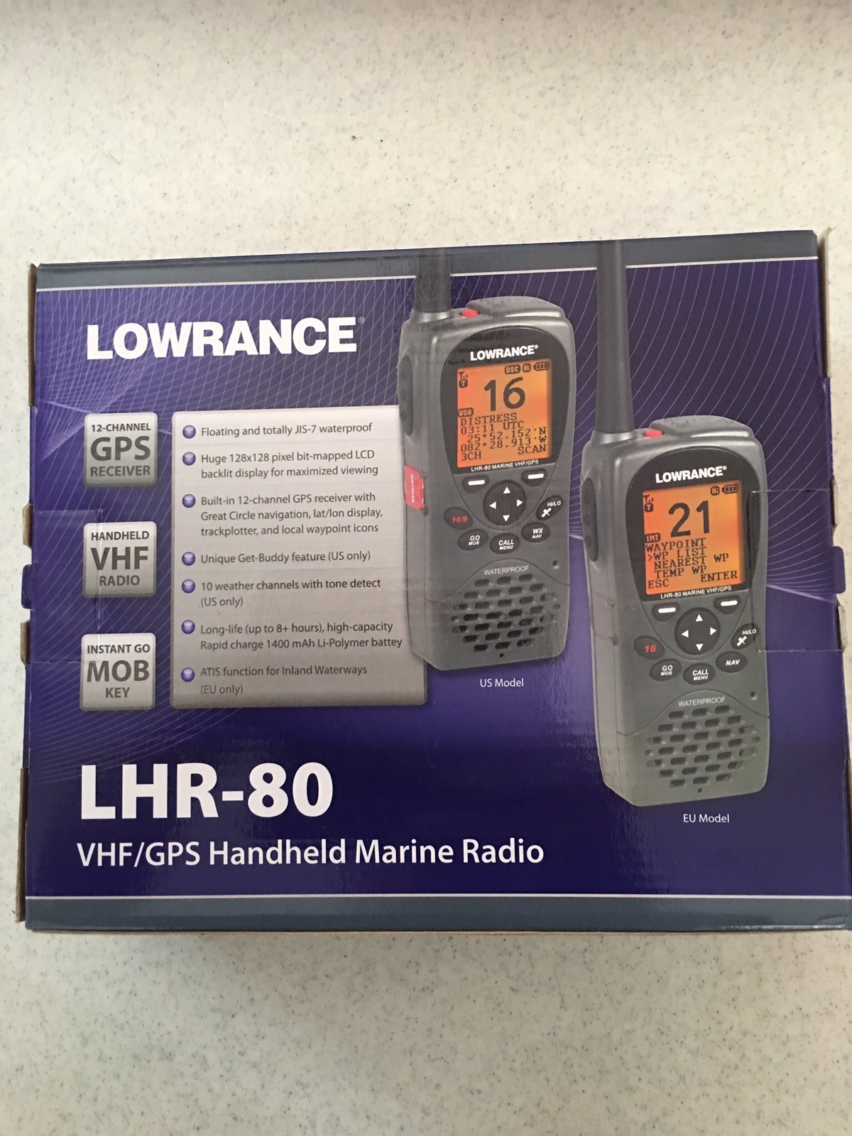 Kompromittierung 65533;Kombi2;Lowance LHR-80 VHS GPS Handheld Marine Radio im Kombibereich; Kompromittierung 65533;Kombi2;Lowance LHR-80 VHS GPS Handheld Marine Radio im Kombibereich;