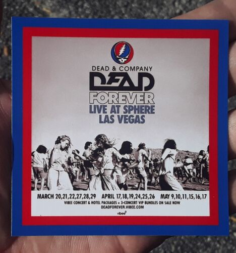 Dead And Company @ Sphere 2025 VEGAS Dead Forever Promo Magnet - Picture 4 of 4