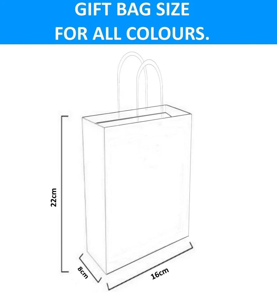 24 Bolsas de Fiesta Boda Cumpleaños Botín Favor Papel Regalo Bolsa Mezcla de Colores HB Foto 3 de 3