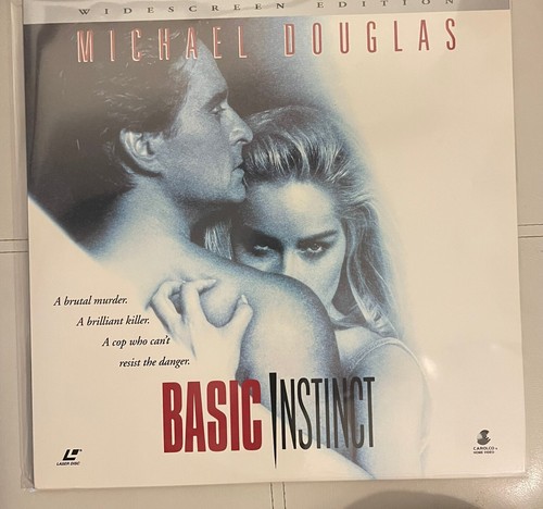 BASIC INSTINCT   MINT DOUBLE LASERDISC - WIDESCREEN  / 123 MINUTES - Zdjęcie 1 z 4